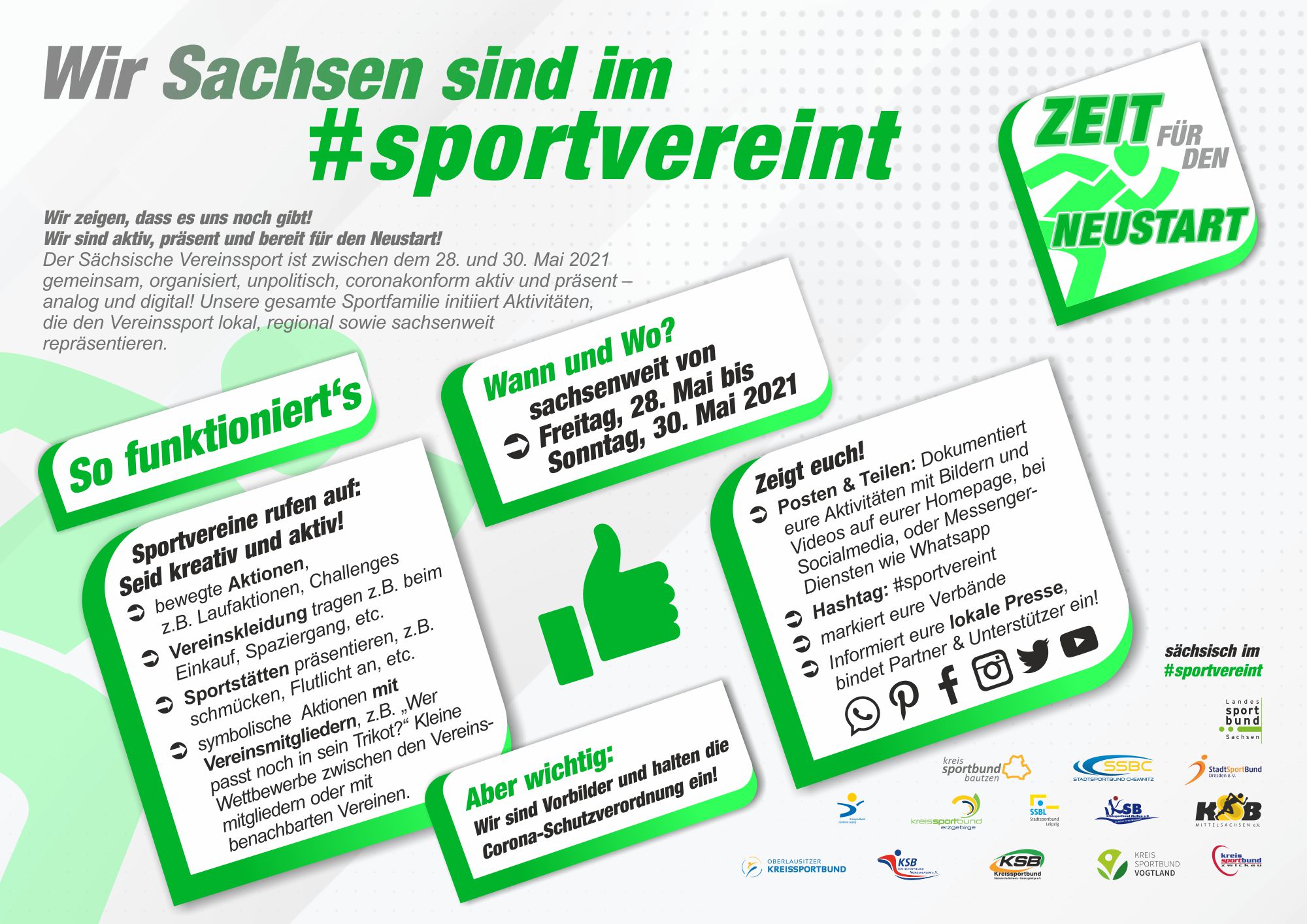Ausschreibung Zeit f&uuml;r den Neustart Mai 2021